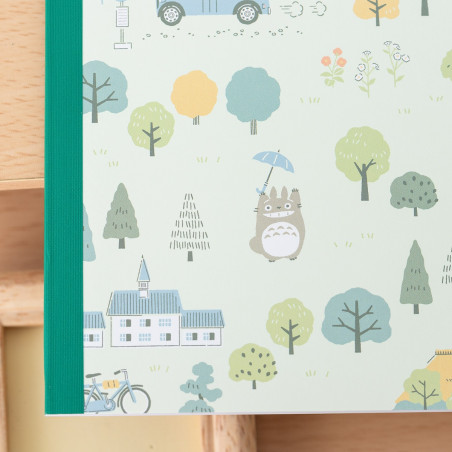 Carnets et Cahiers - Carnet de notes Totoro Forêt 18,2×25,7 cm - Mon Voisin Totoro