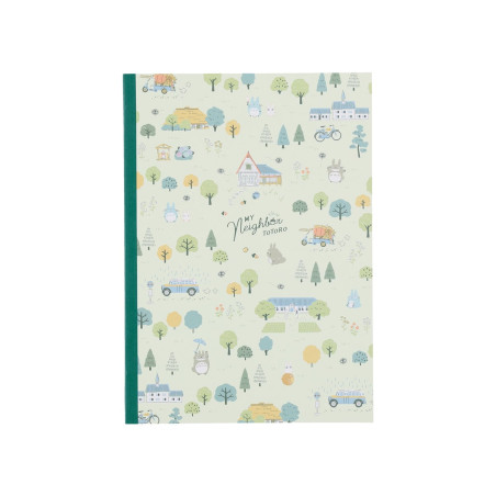 Carnets et Cahiers - Carnet de notes Totoro Forêt 18,2×25,7 cm - Mon Voisin Totoro