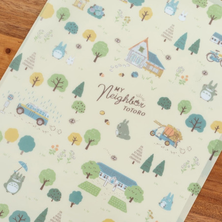 Classement - Chemise A4 Totoro Forêt couleur foncée - Mon Voisin Totoro