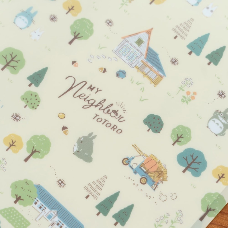 Classement - Chemise A4 Totoro Forêt couleur foncée - Mon Voisin Totoro