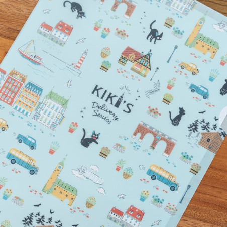 Classement - Chemise A4 Koriko Balade couleur foncée - Kiki la petite sorcière