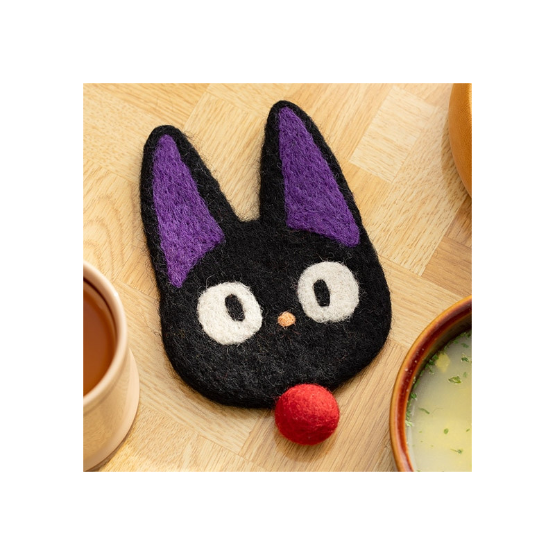 Cuisine et vaisselle - Sous-verre fait main en laine Jiji - Kiki la petite sorcière