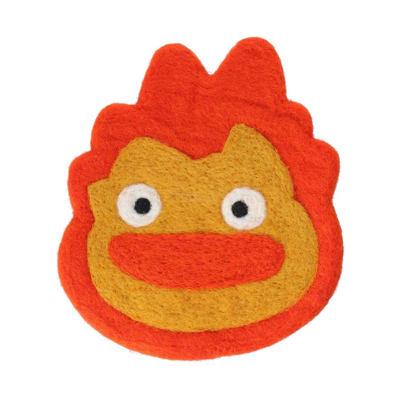 Kitchen and tableware - Handmade Wool Hot Pot Mat Calcifer - Howl's Moving Castle