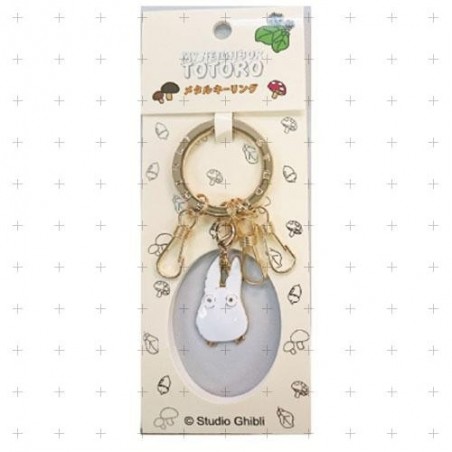 Llaveros - Llavero metálico Totoro Blanco - Mi vecino Totoro