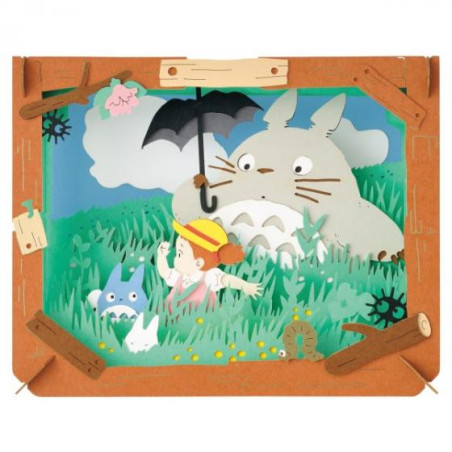 Théâtres de papier - Théâtre de papier Totoro dans les près - Mon Voisin Totoro