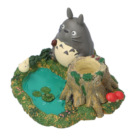 Joyeros - Totoro al borde del estanque figurita de bote de lápices - Mi vecino Totoro