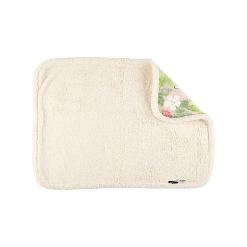 Linge de maison - Plaid fluffy Totoro Fraise 70x100 cm - Mon Voisin Totoro