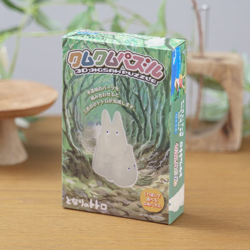 Puzzles - Figurine Kumukumu Totoro Blanc - Mon Voisin Totoro