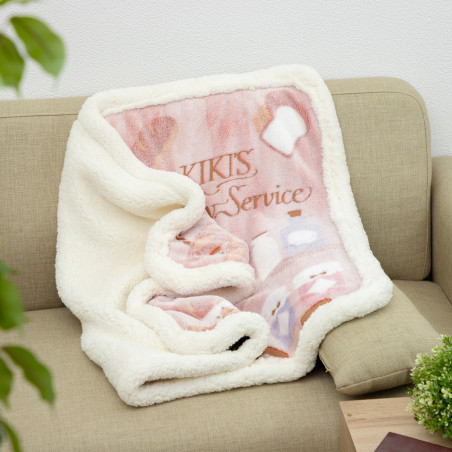 Linge de maison - Plaid fluffy Boulangerie de Jiji 70x100 cm - Kiki la petite sorcière