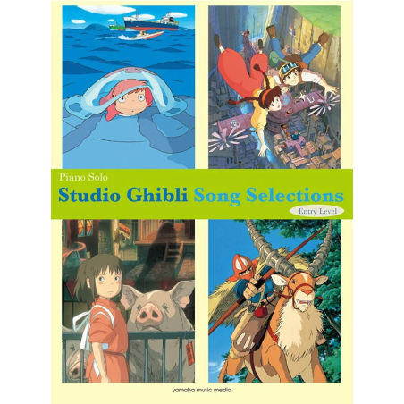 Musique - Partition Débutant Sélection Studio Ghibli Piano solo