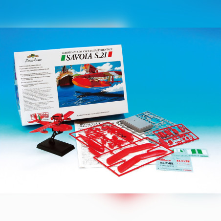 Maquetas - Kit de modelismo Savoia S.21 Seaplane Prototype 1/72 - Porco Rosso
