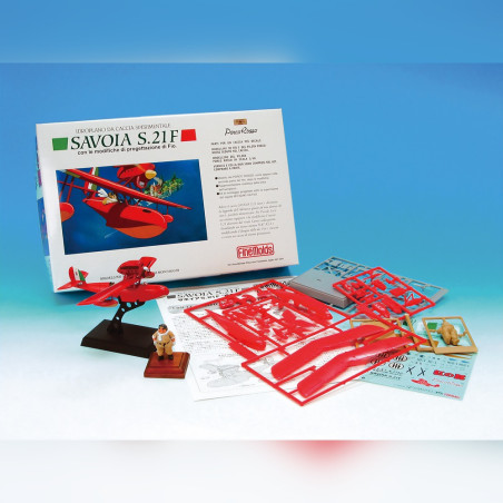 Maquetas - Kit de modelismo Savoia S.21F Versión 2 + Porco fig. 1/72 - Porco Rosso