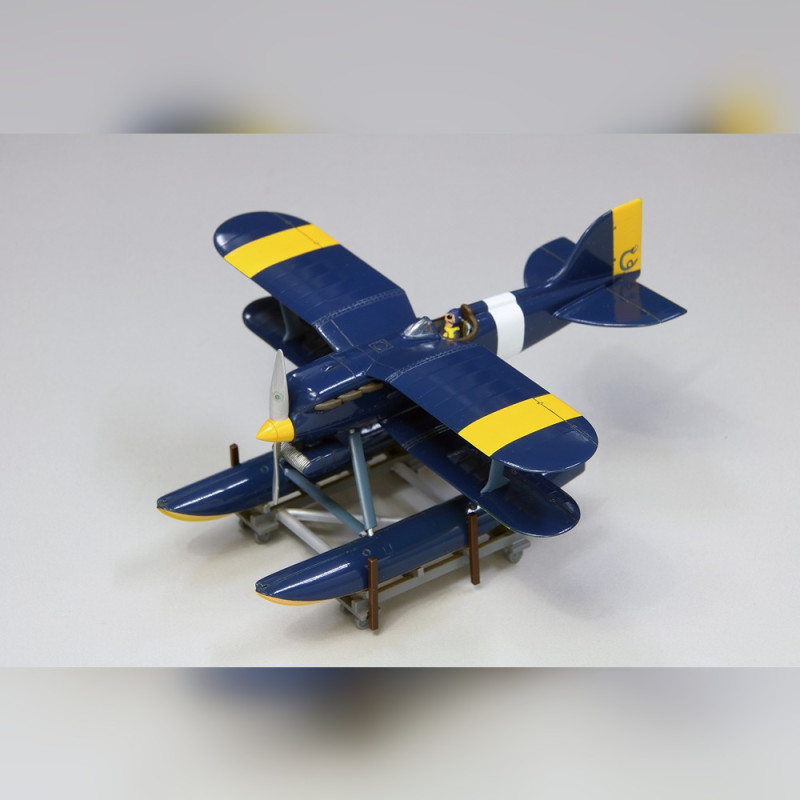 Maquetas - Kit de modelismo Caza hidroavión Curtiss R3C-0 1/72 - Porco Rosso