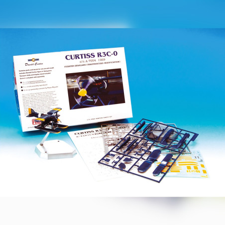 Maquetas - Kit de modelismo Caza hidroavión Curtiss R3C-0 1/72 - Porco Rosso