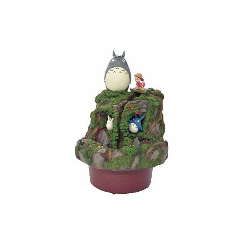 Décoration - Diorama Totoro & Mei Jouent Dans La Rivière - Mon Voisin Totoro