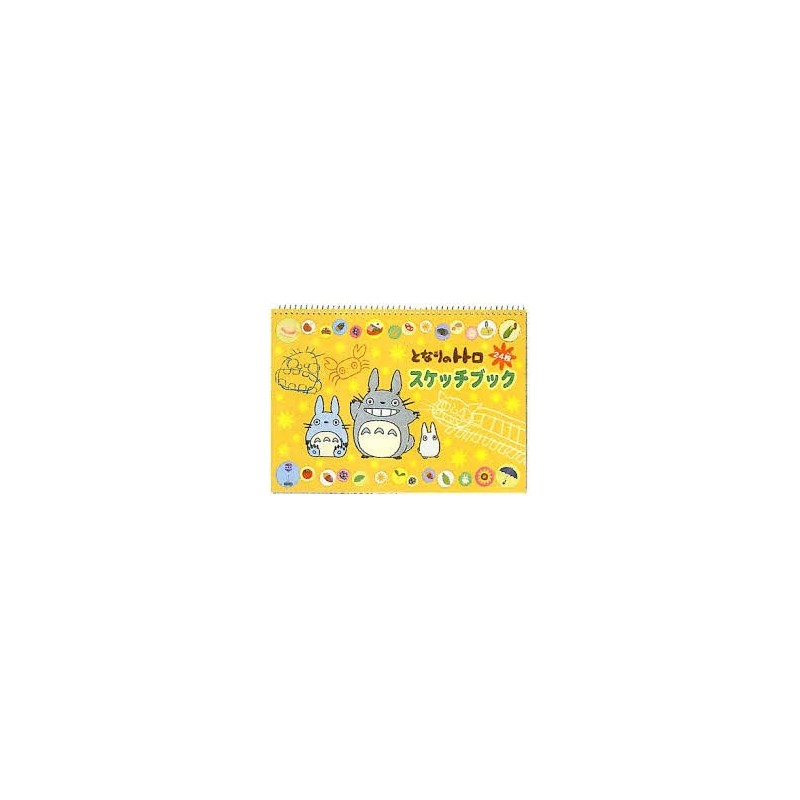 Carnets et Cahiers - Carnet A Spirales Totoro Jaune